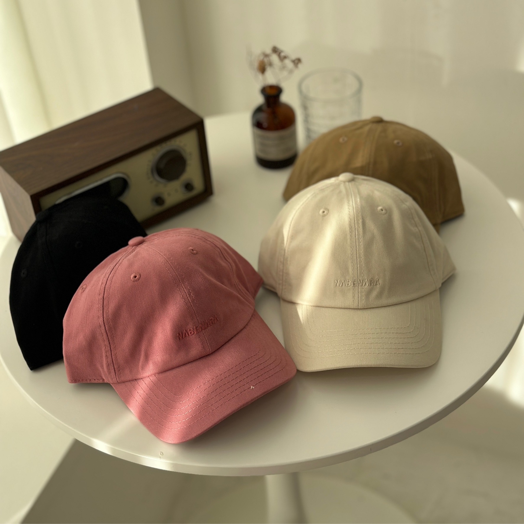 NABENARA美式刺繡老帽/四色