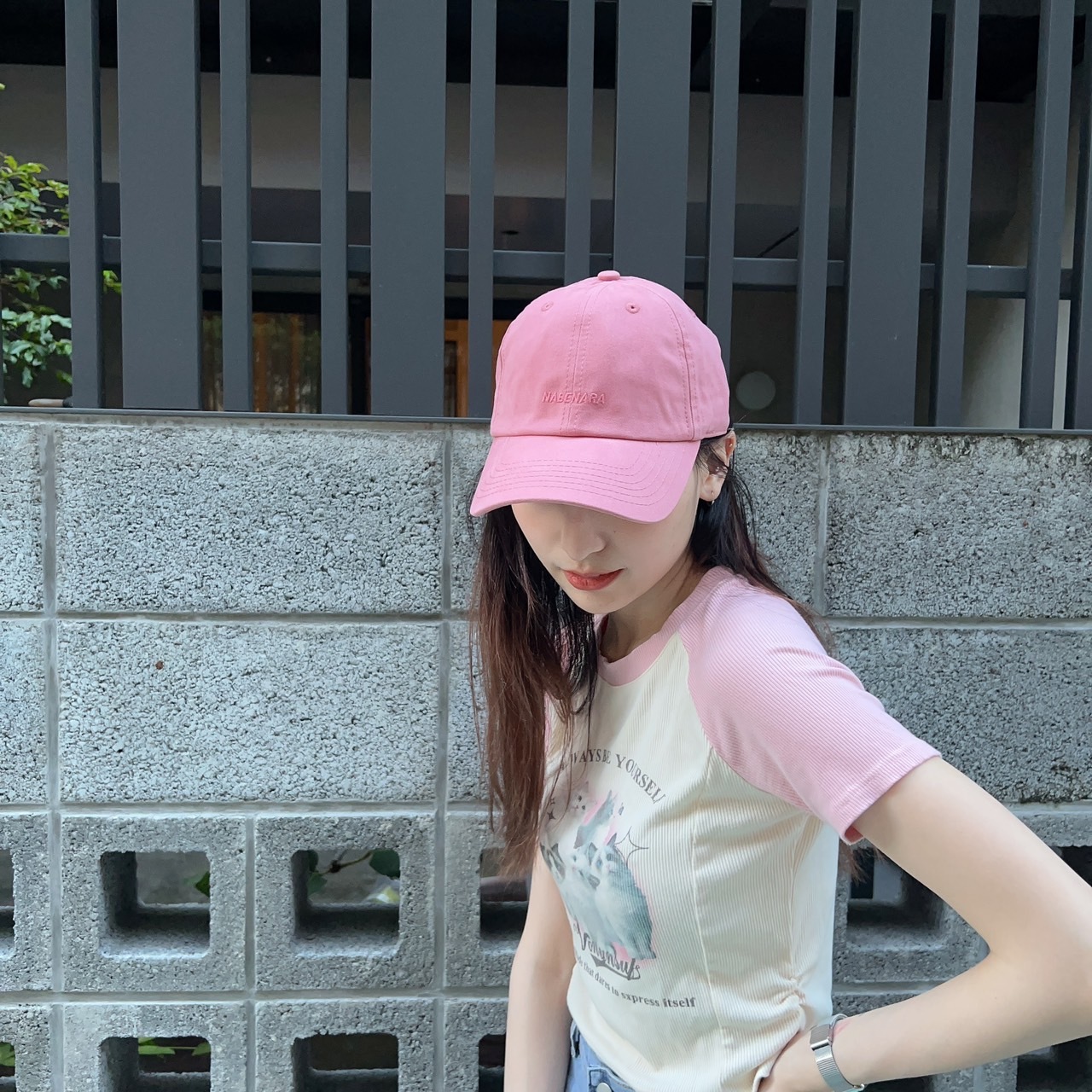 NABENARA美式刺繡老帽/四色