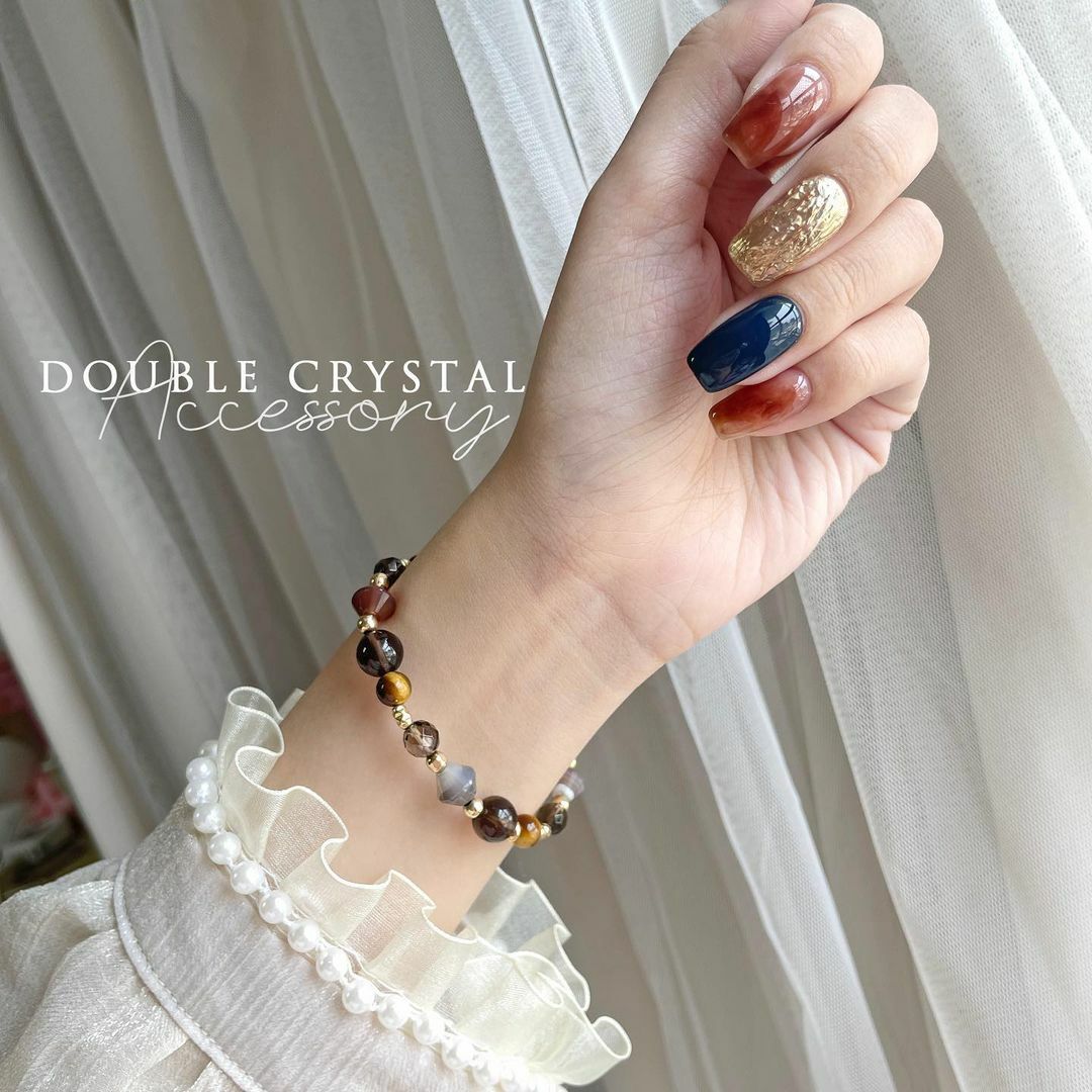 ☽◌*被光照耀的港灣／波斯灣瑪瑙．虎眼石．茶水晶