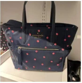 [S] KATE SPADE KA497 CHELSEA THE LITTLE BETTER MEDIUM SATCHEL,BLUE MULTI, 196021217609 (SKS653)