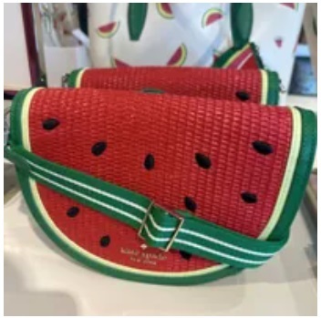 [S] KATE SPADE KB658 LUNA WHAT A MELON CRESCENT CROOSBODY,MULTI, 196021275180 (SKS656)