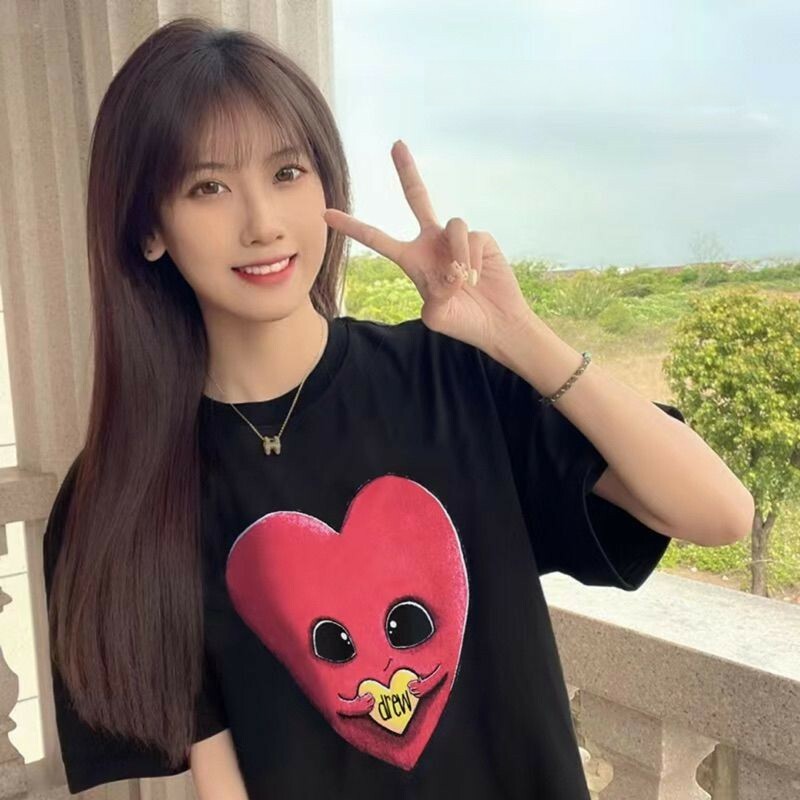 Drew House 笑臉 愛心 情人款 情人節 短袖 短T