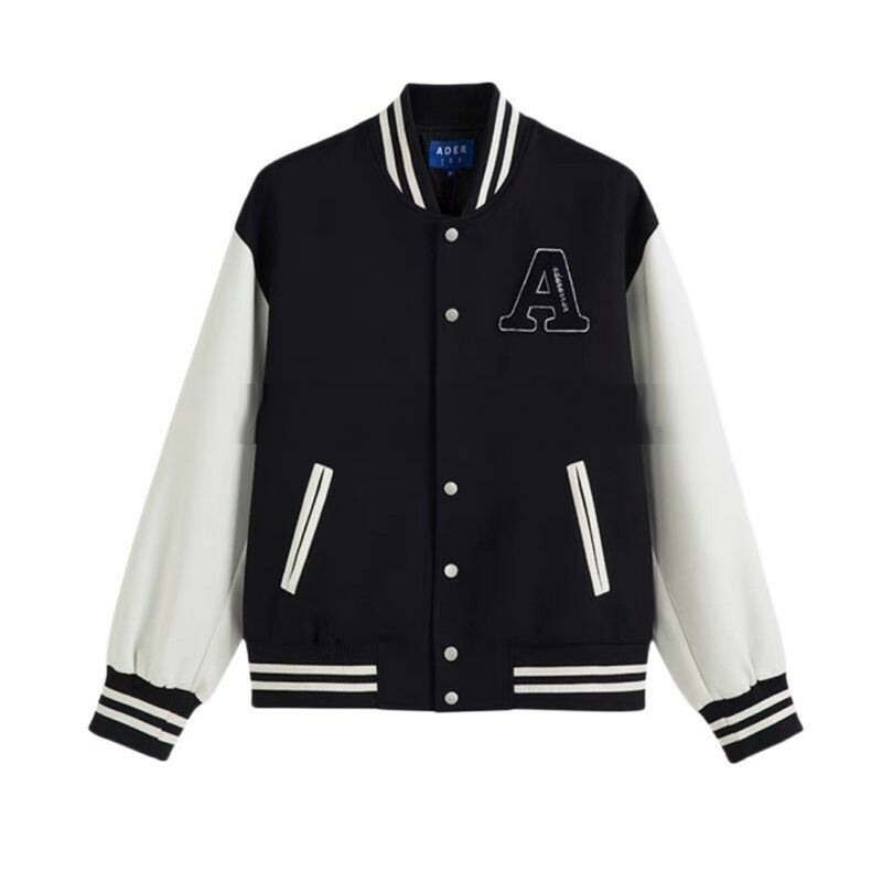 ADER ERROR秋冬新款 立領 大A 刺繡字母 夾克 棒球外套