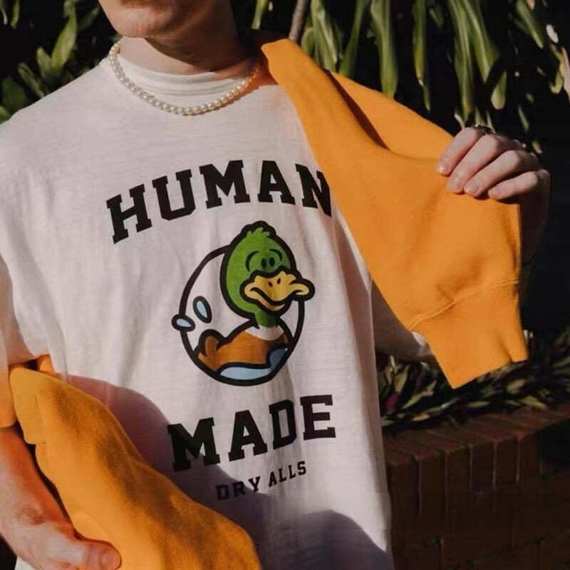 HUMAN MADE 22ss游泳 綠頭鴨飛鴨短袖 T恤 短袖 短T