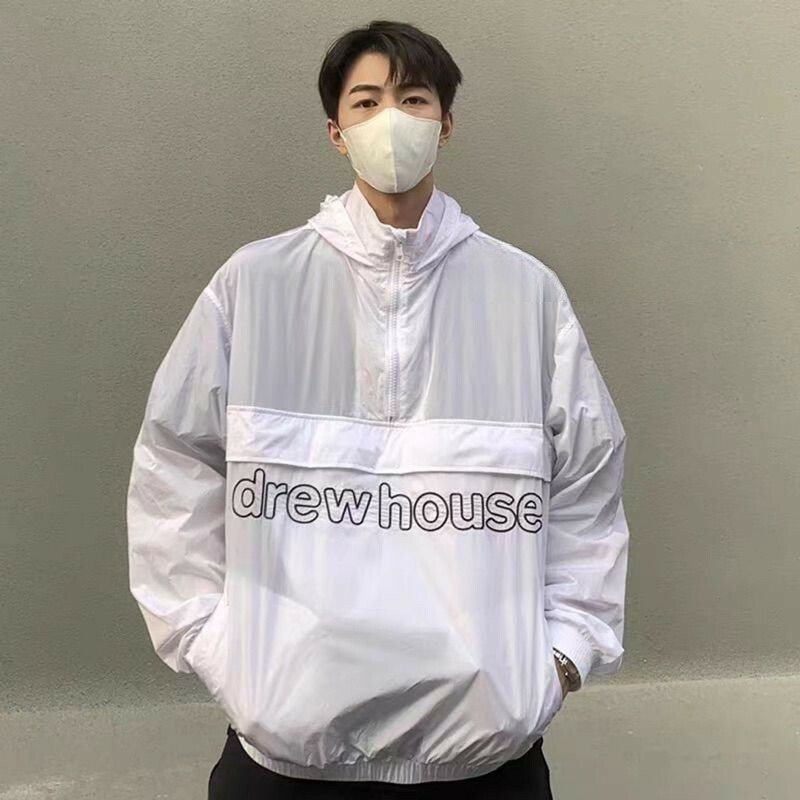 DREW HOUSE 笑臉 戶外防風 防曬 連帽夾克 外套 衝鋒衣