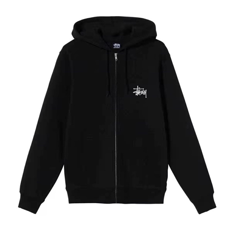 ［HAO NICE] 磅數高款無刷毛款21ss火爆款❗️質感超級好❤️Stussy小標休閒外套 Stussy拉鍊休閒外套