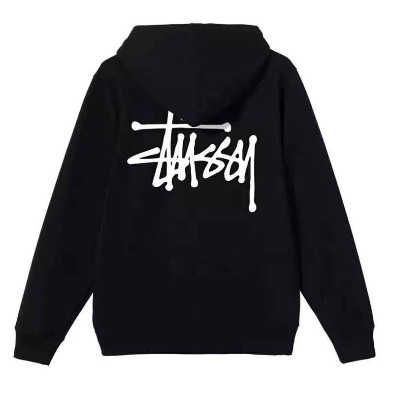 ［HAO NICE] 磅數高款無刷毛款21ss火爆款❗️質感超級好❤️Stussy小標休閒外套 Stussy拉鍊休閒外套