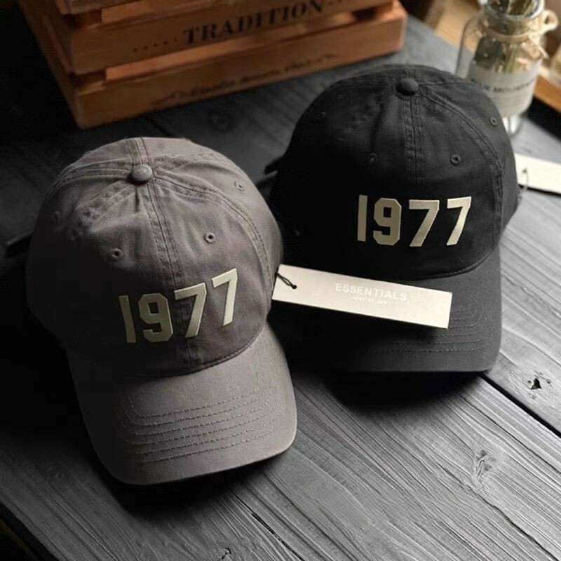 FEAR OF GOD ESSENTIAL FG帽子 數字1977棒球帽 鴨舌帽 男女款
