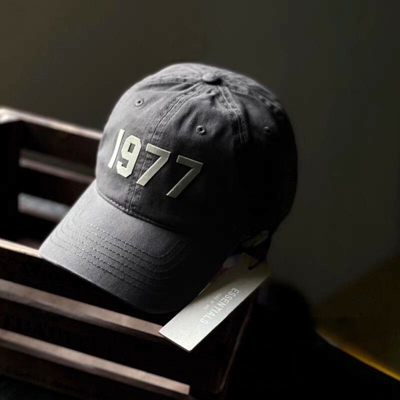 FEAR OF GOD ESSENTIAL FG帽子 數字1977棒球帽 鴨舌帽 男女款
