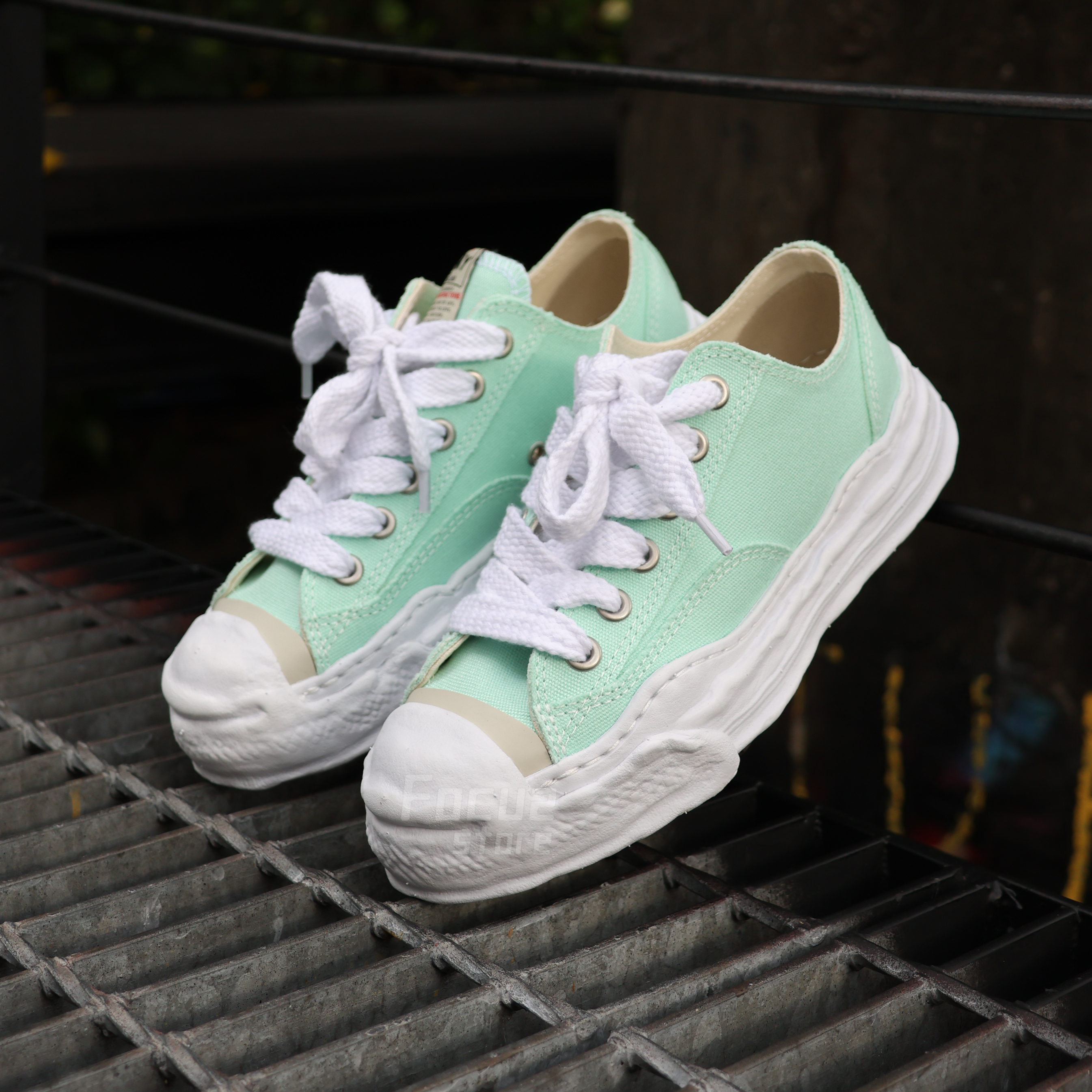 【Focus Store】預購 Maison Mihara Yasuhiro HANK OG Sole Canvas Low-top "Light Blue" 薄荷綠 A05FW702