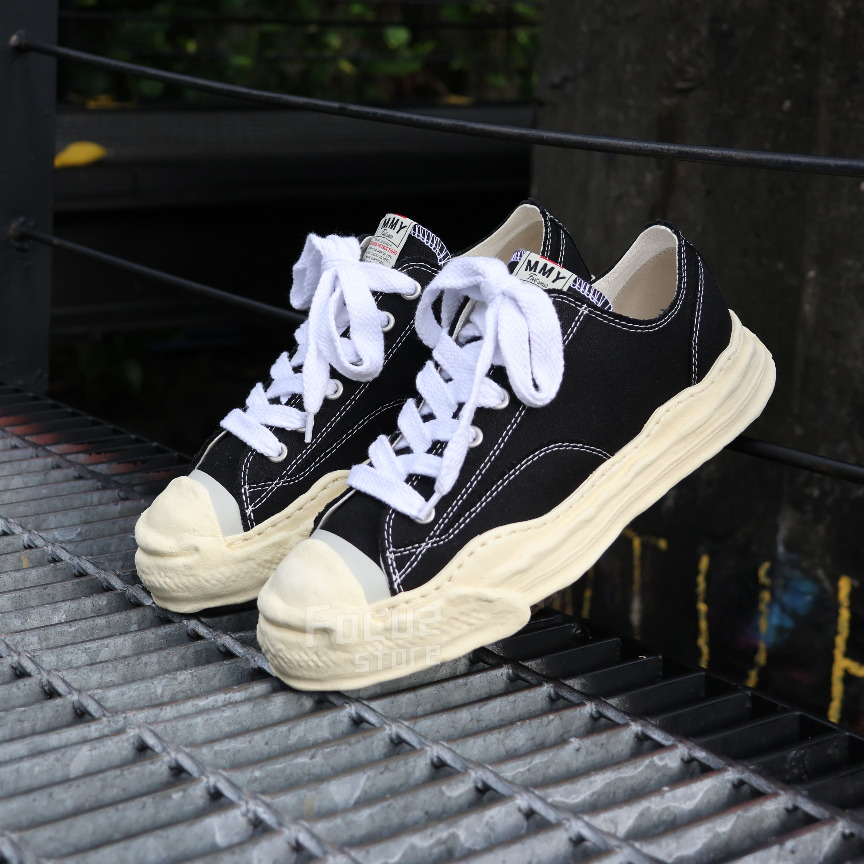 【Focus Store】預購 Maison MIHARA YASUHIRO "HANK" VL OG Sole Canvas Low-top Sneaker 奶油底 平頭  A09FW734