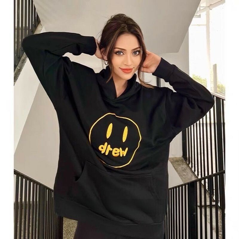 DREW HOUSE 2022早秋新款 刺繡笑臉長袖 連帽T帽T