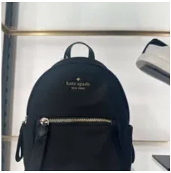 [S] KATE SPADE KC524 CHELSEA KSNYL MINI BACKPACK,BLACK, 196021321702 (SKS680)