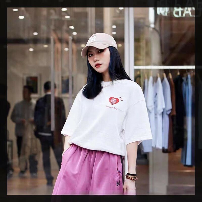 HUMAN MADE x Girls Dont Cry 愛心印花情人節限定 聯名款 短袖T恤