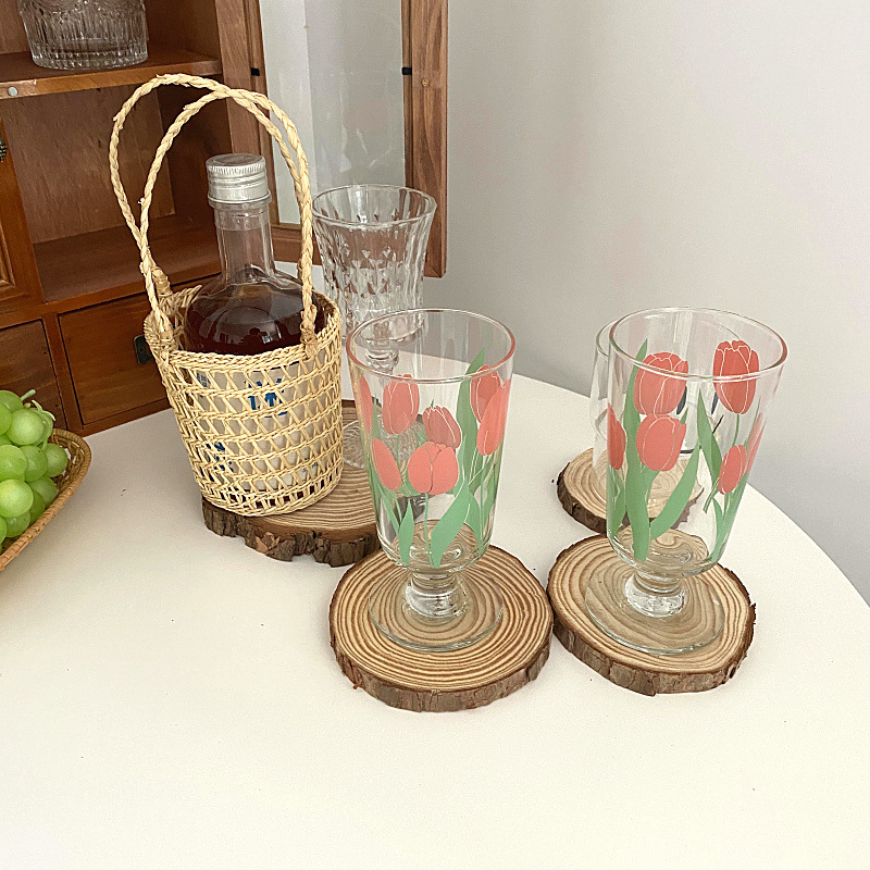 《2799》圓形石木紋復古杯墊