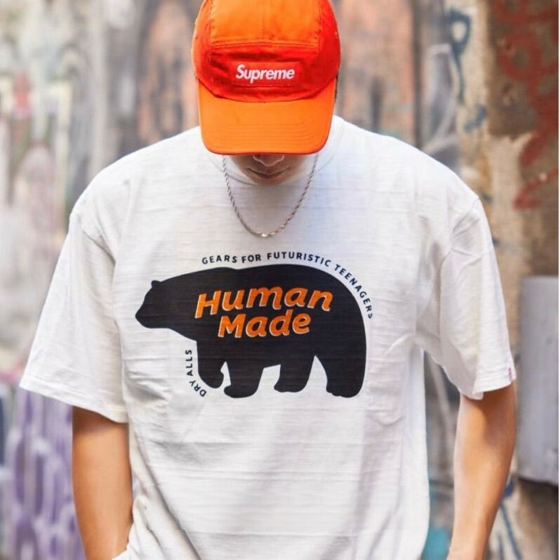 23S Human Made天竺棉北極熊短T HUMAN MADE短袖短袖 T恤 短袖 短T