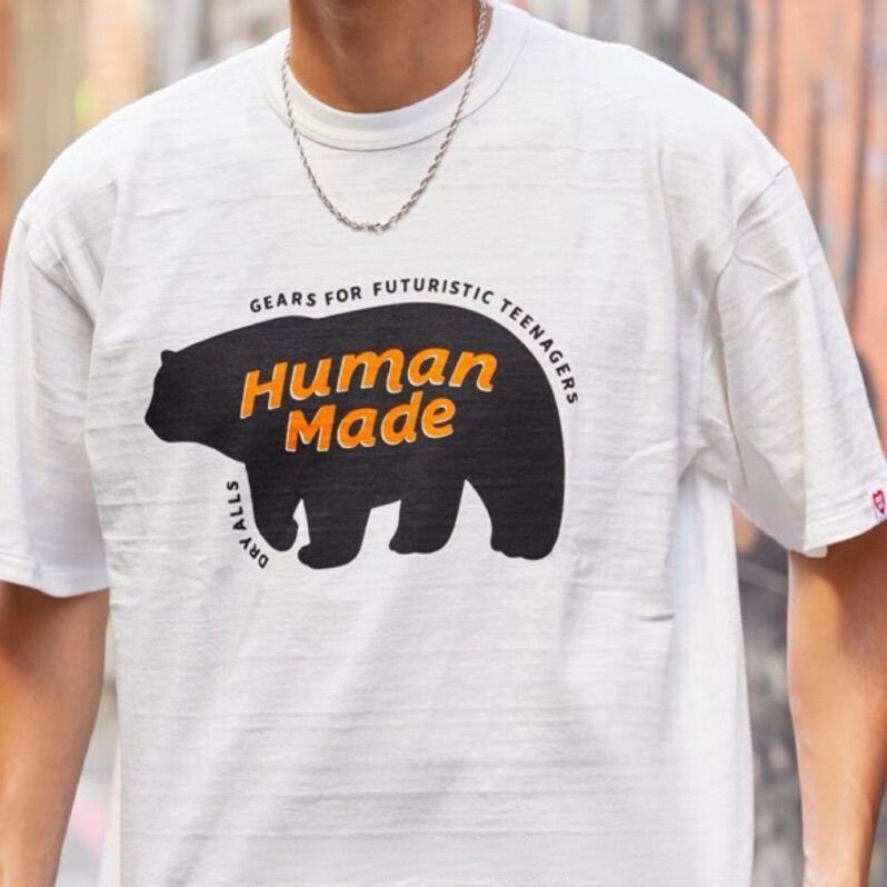 23S Human Made天竺棉北極熊短T HUMAN MADE短袖短袖 T恤 短袖 短T