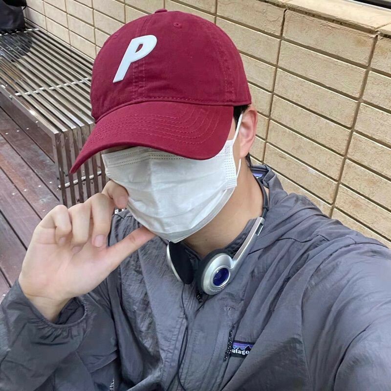 韓國🇰🇷斜P 字母棒球帽 軟頂鴨舌帽 百搭 男女款