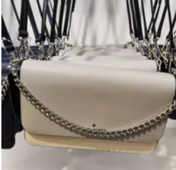 [S] KATE SPADE KC623 MADISON COLORBLOCK SAFFIANO FLAP CROSSBODY,PLATINUM G,, 196021318887 (SKS684)