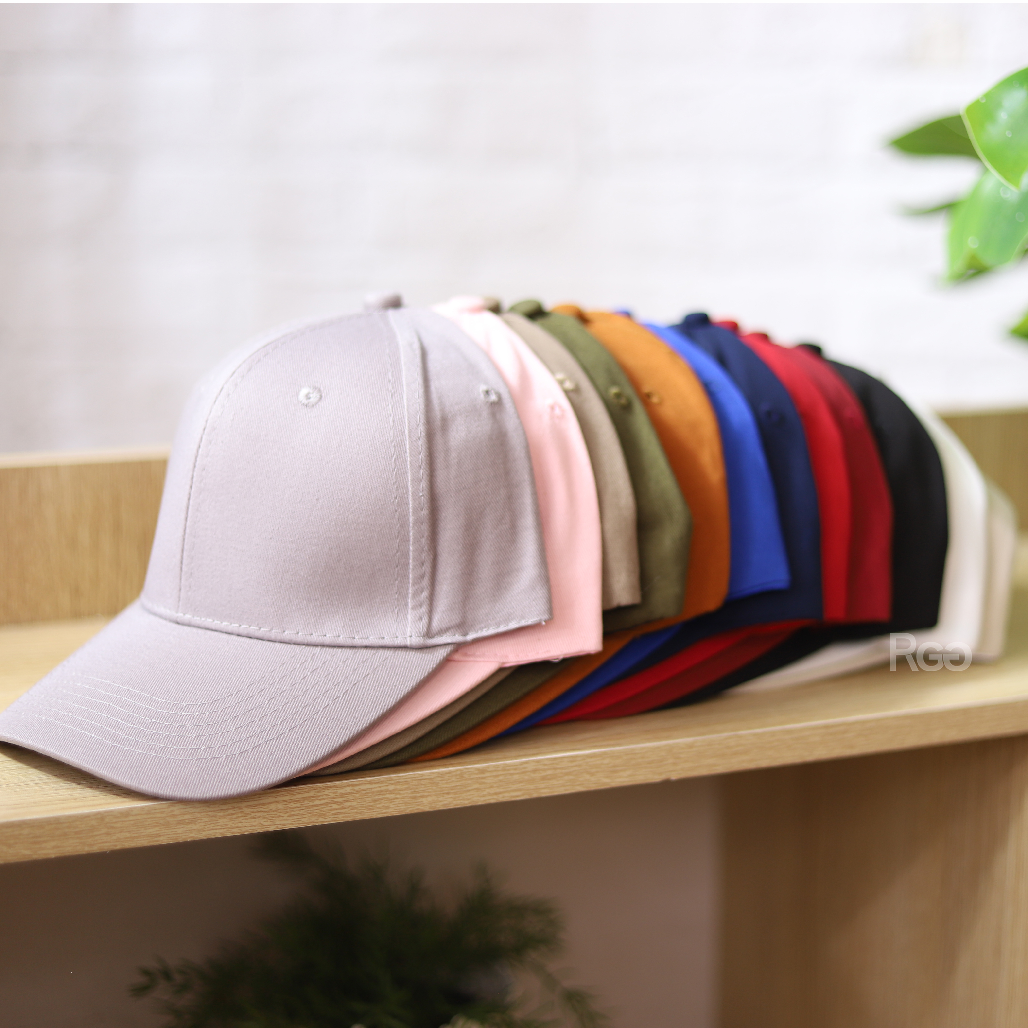 基本款 六片純棉素面 棒球帽