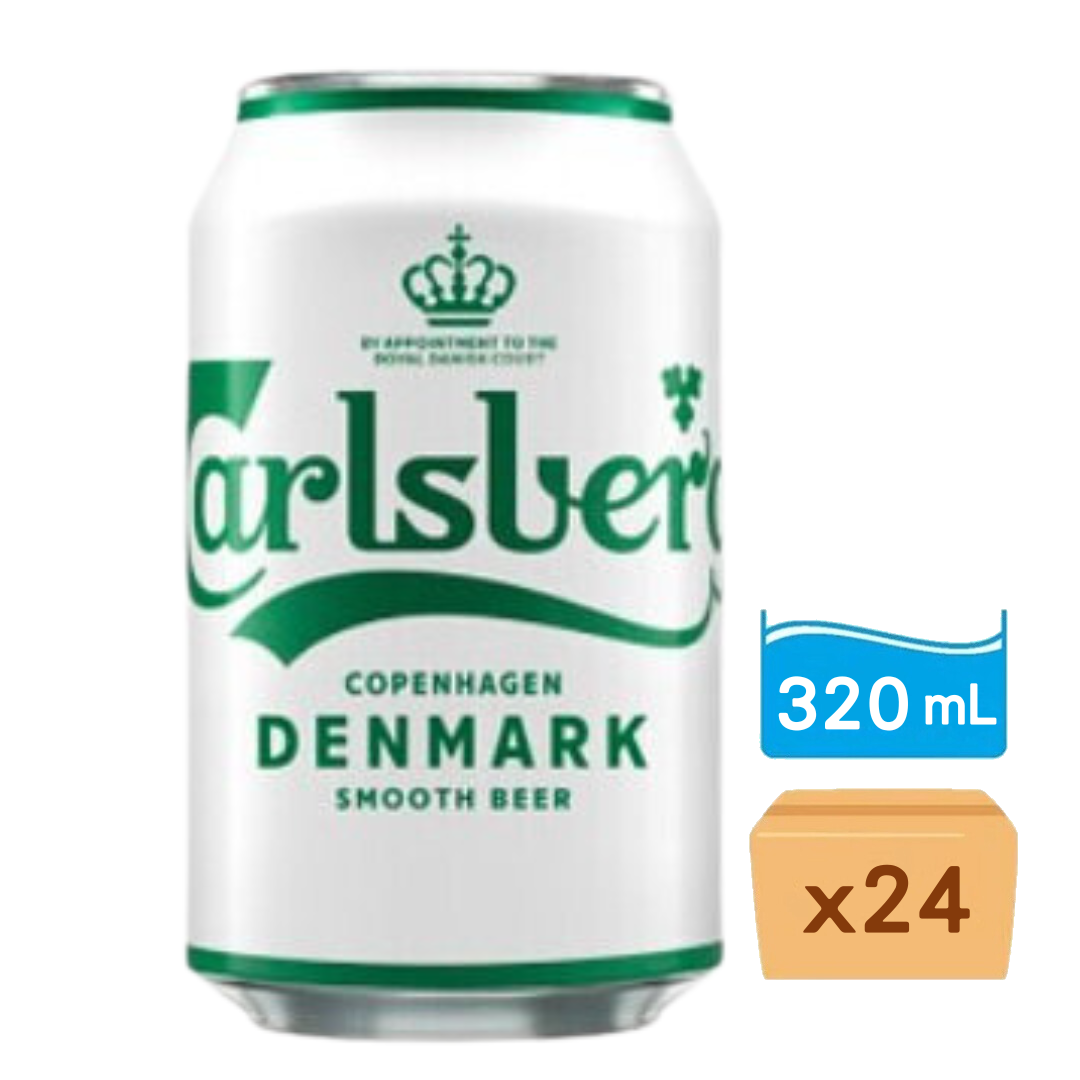 醇滑嘉士伯320ml x 24罐