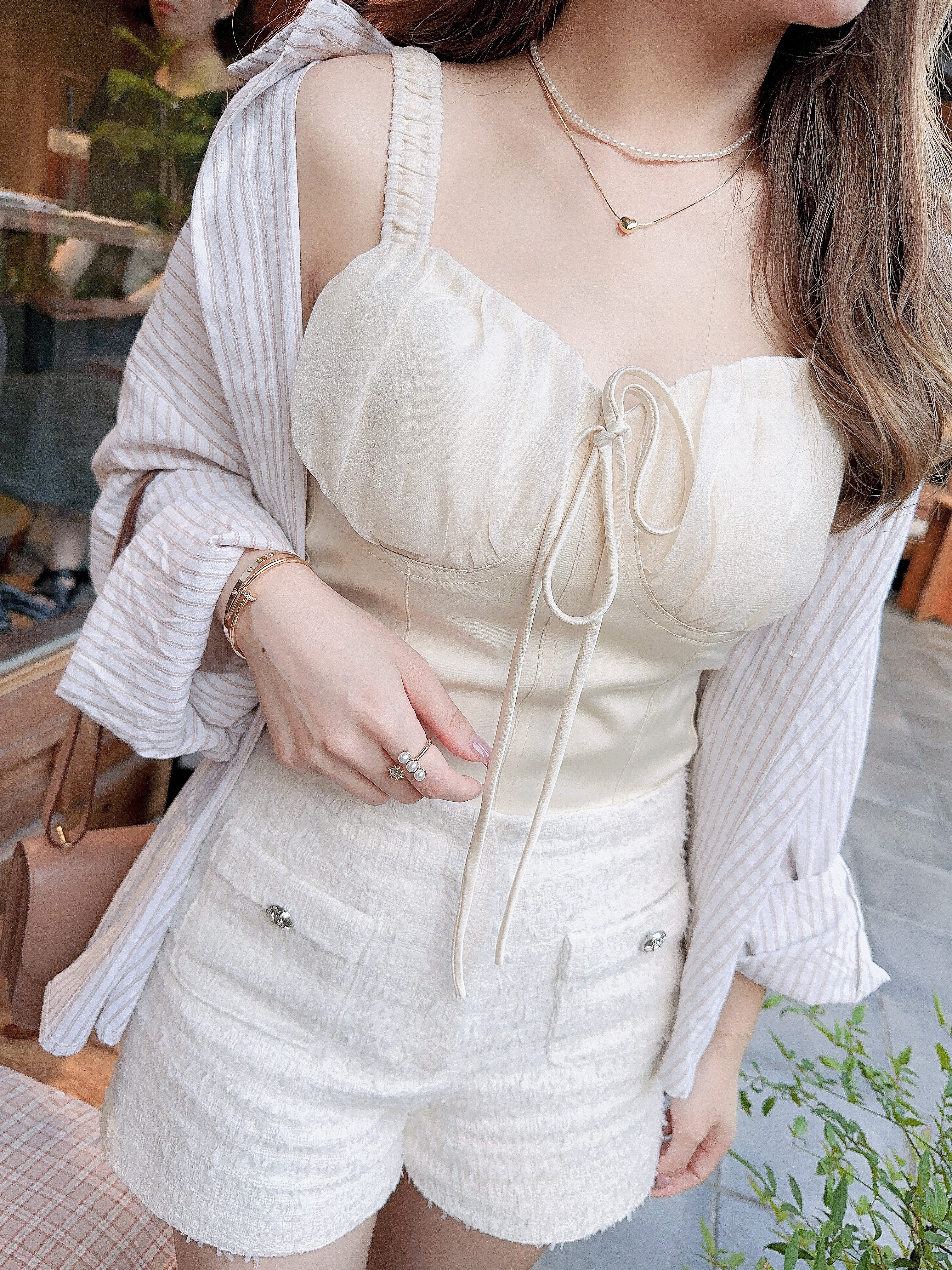 ♥︎2Layers pearl necklaces