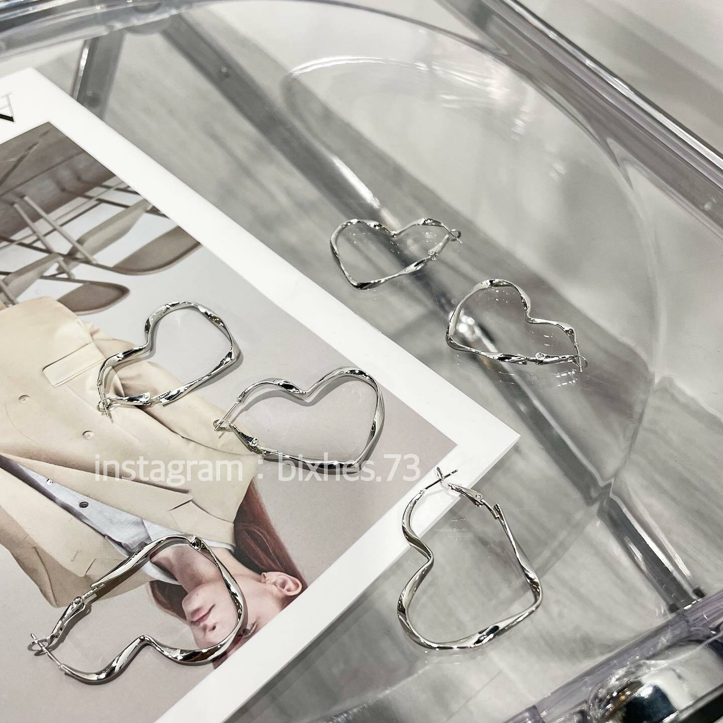 極簡愛心耳環(K00033)