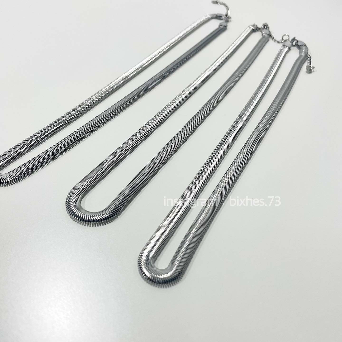 歐美粗款蛇骨項鍊(K00032)