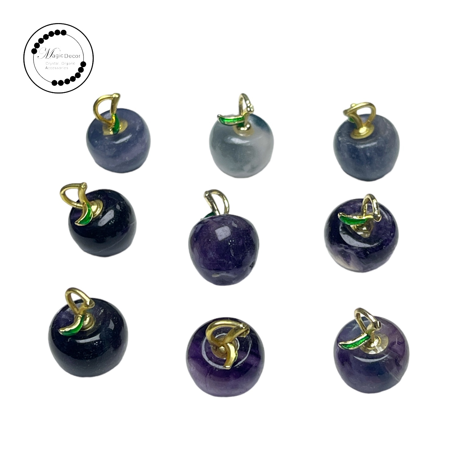 250222 - C64 舒螢石迷你蘋果吊咀1粒