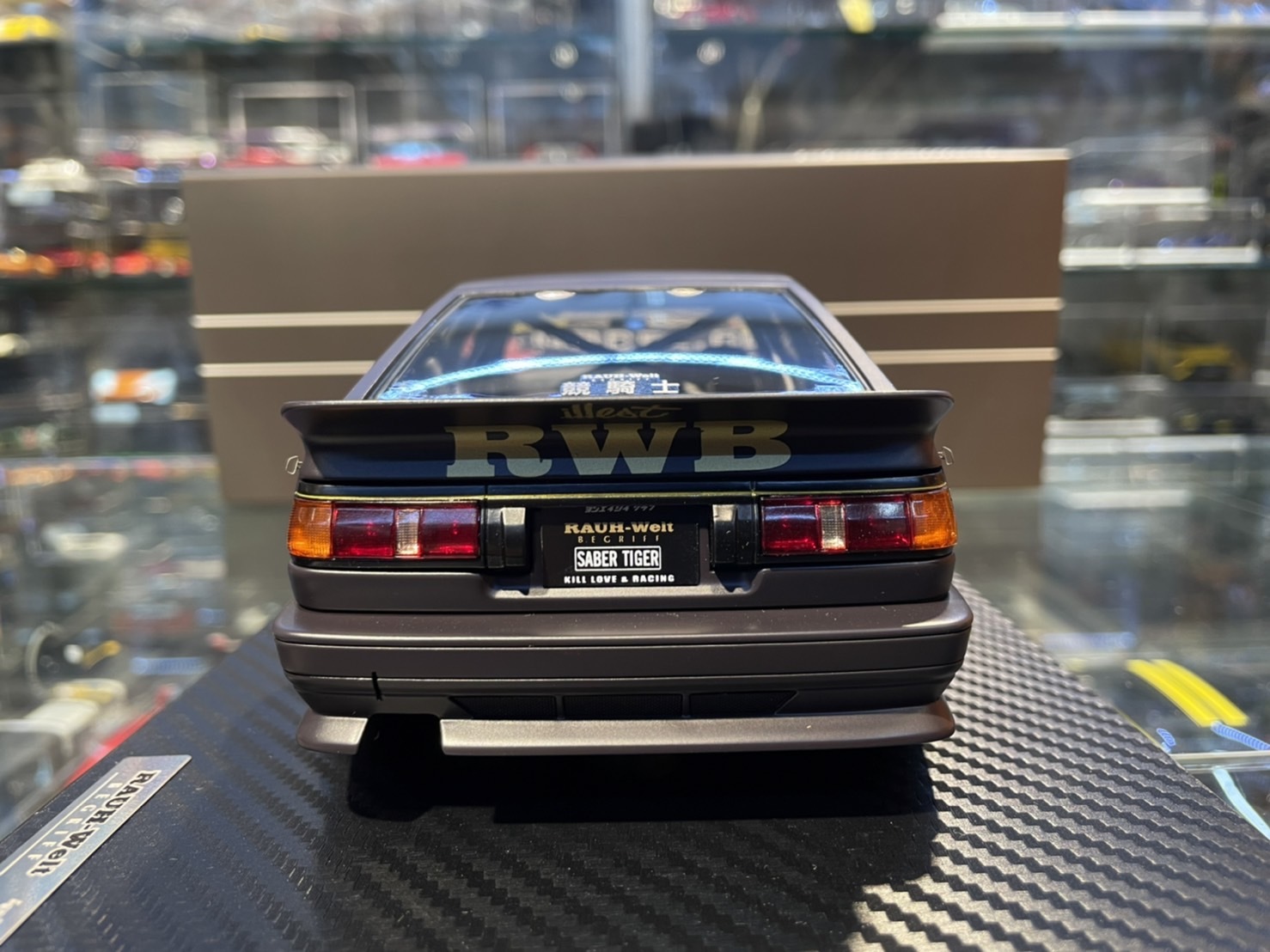 Ignition Model IG2606 1/18 RWB AE86 Matte Black JDM | eBay