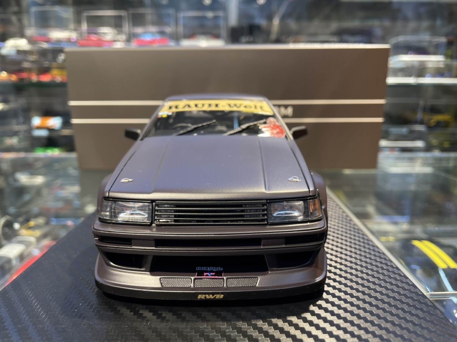 web限定 1/18 ignition model AE86 4AGエンジン AE86 イグニッション