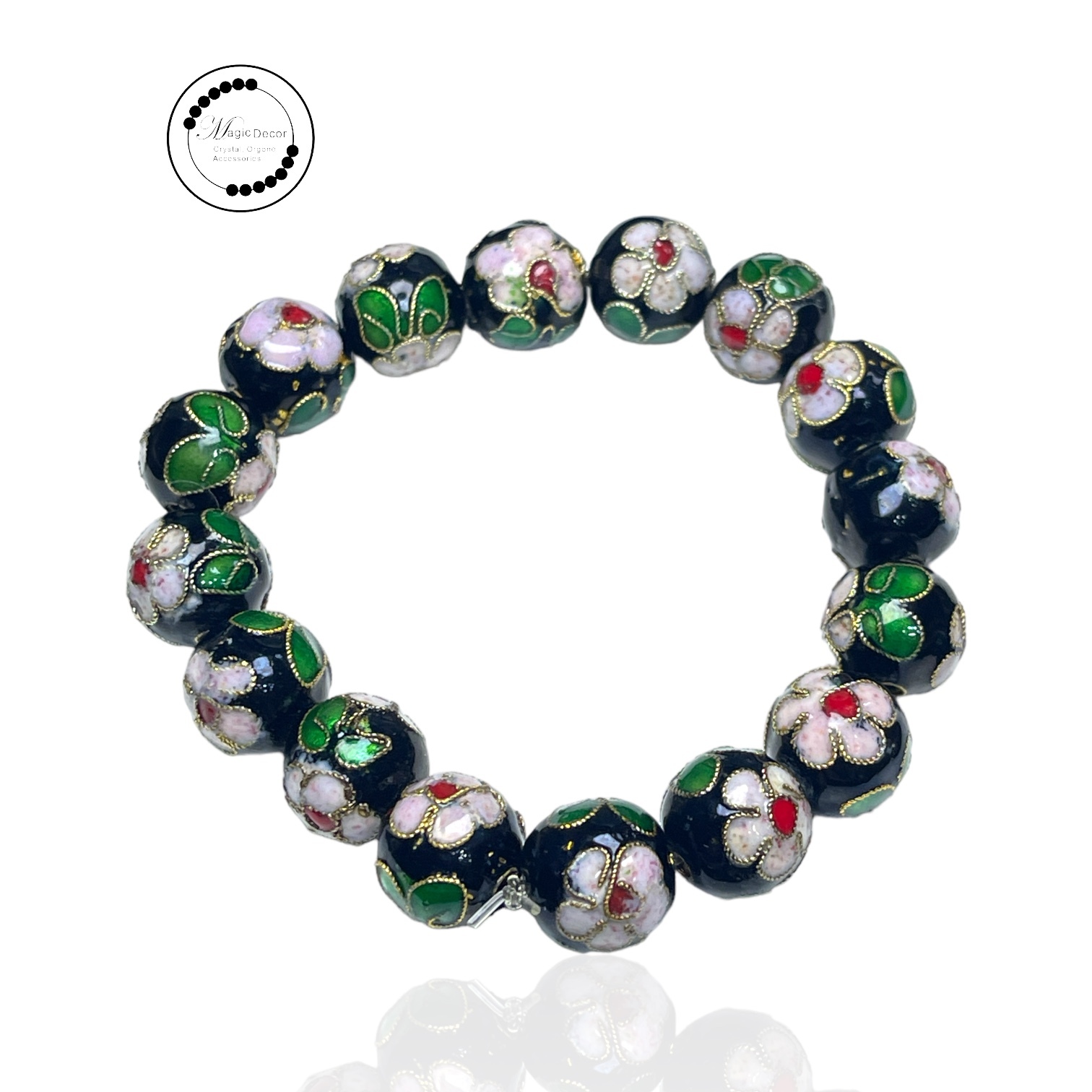 250822 - B83 11mm+黑色景泰藍手串