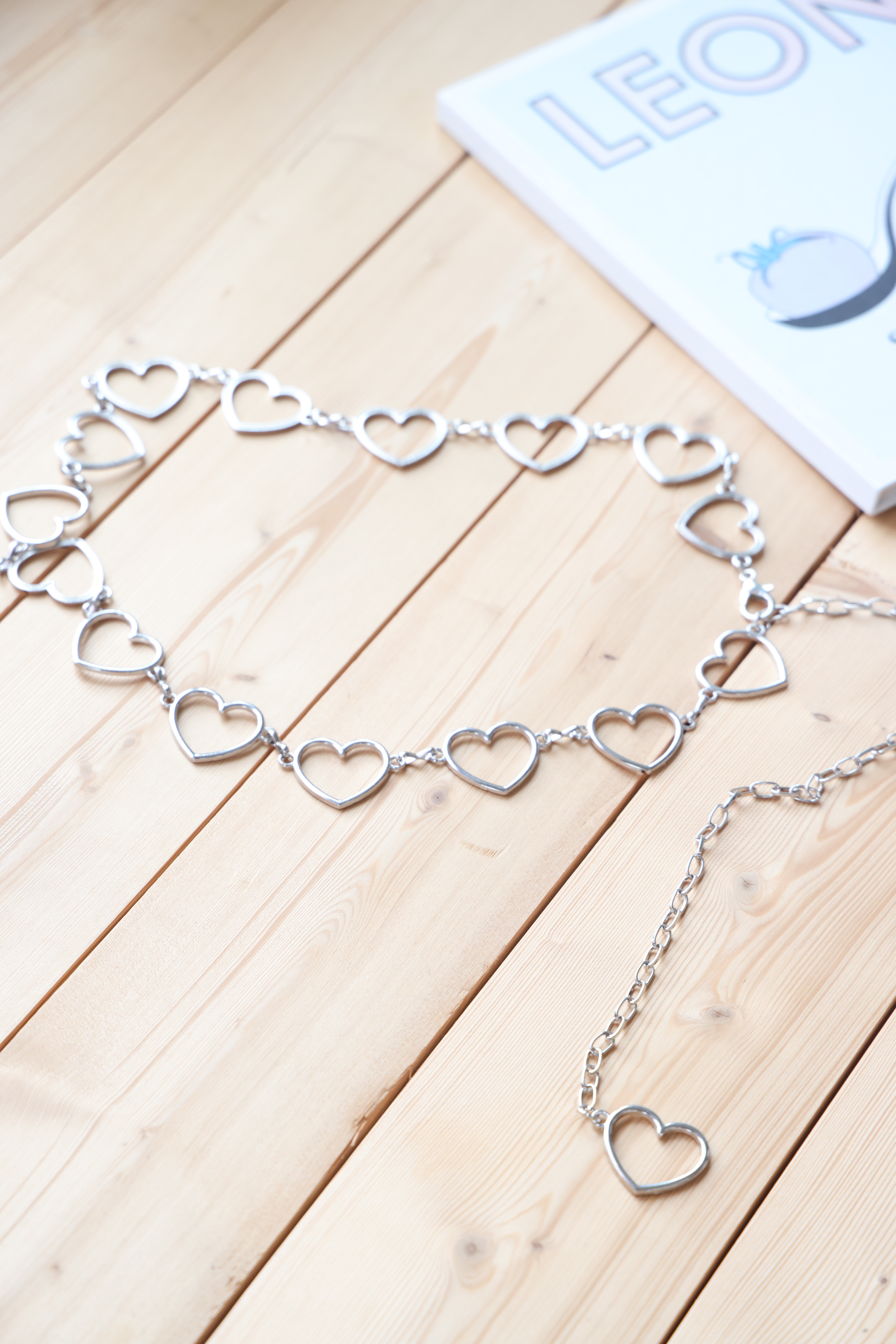 A0057｜簡約百搭心心腰鏈