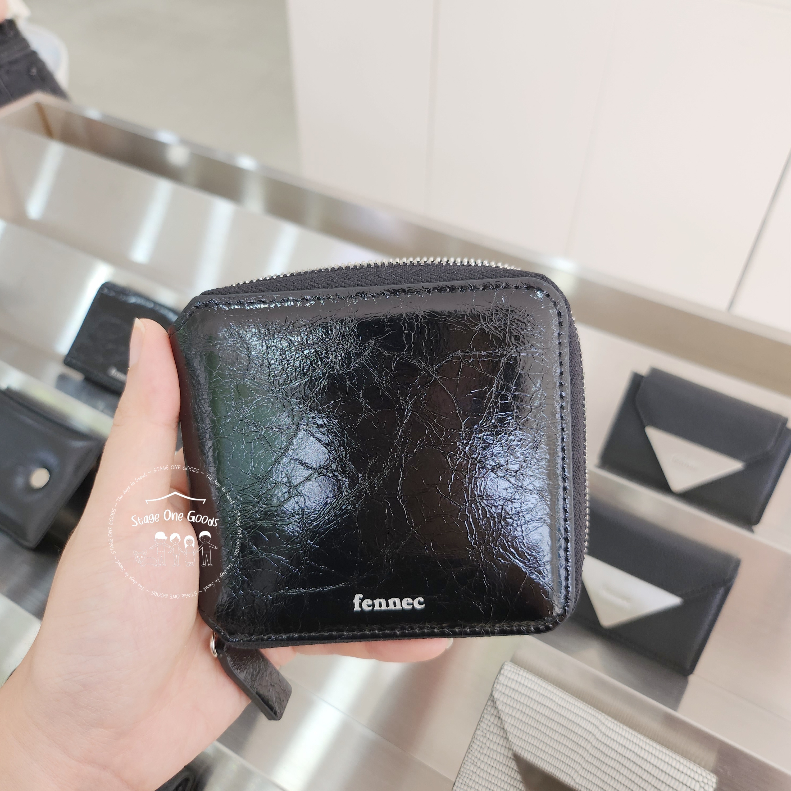FENNEC CRINKLE ZIPPER WALLET