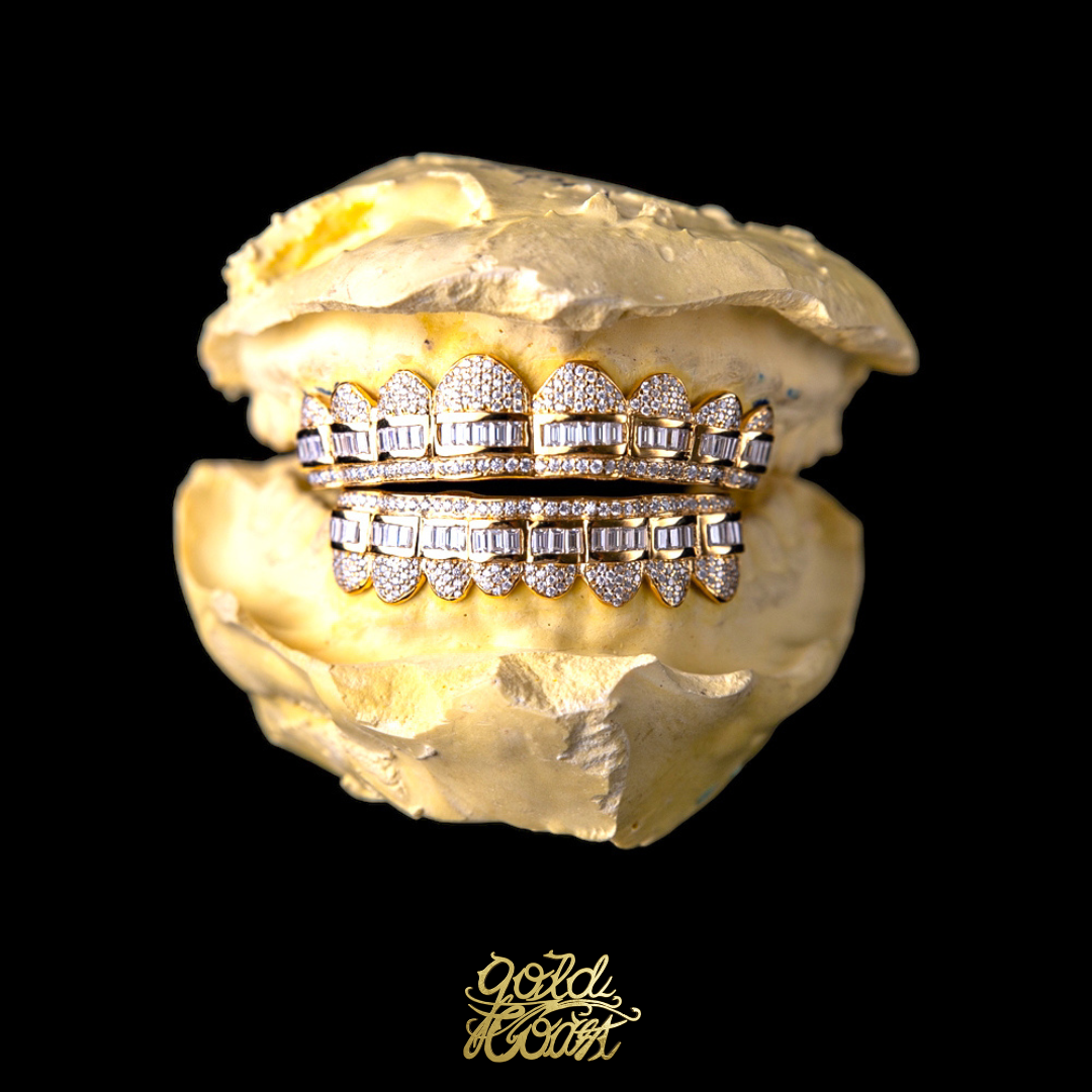 珠寶訂製T方混鑲莫桑石牙套