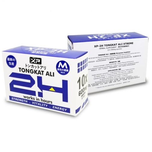XP Tongkat Ali 2H 600mg Capsules (10ct)