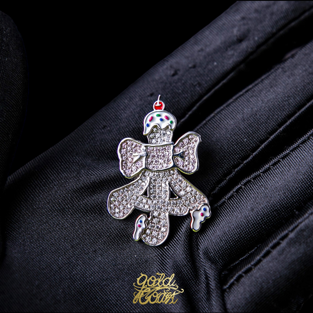 珠寶訂製中文字"本"糖果珐瑯墜飾