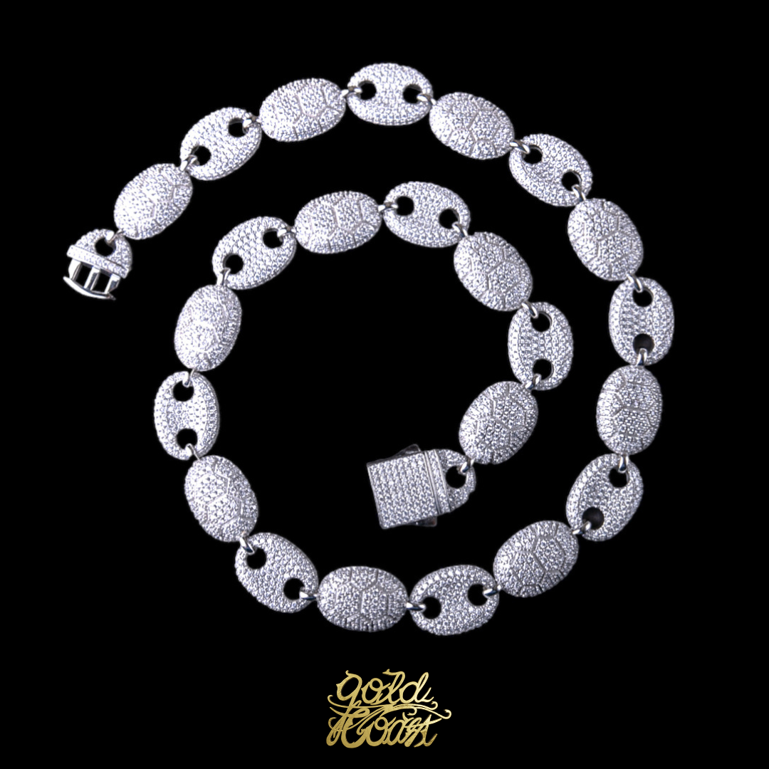 珠寶訂製滿鑲龜殼豬鼻鍊