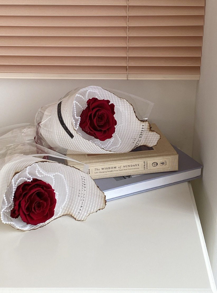 單朵永生花束- 無可替代