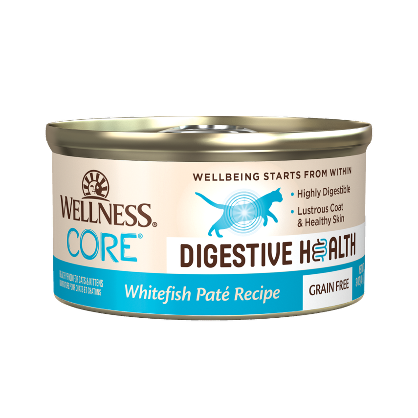 Wellness Core - 腸胃消化機能新鮮白魚肉泥主食罐 Digestive Health Whitefish Pate 85g