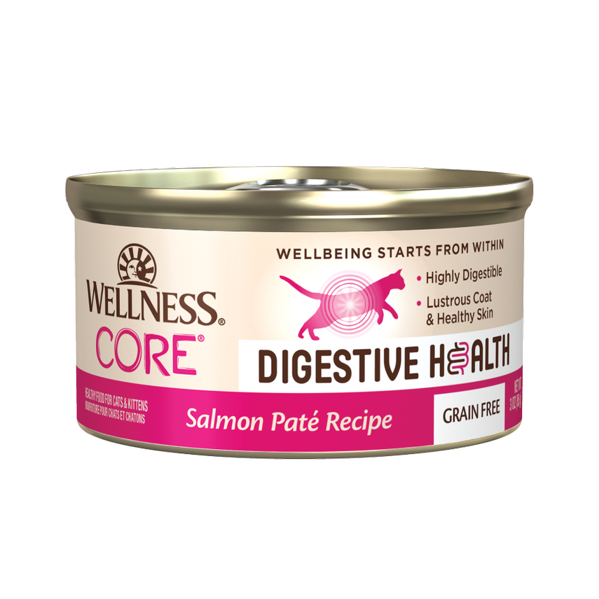Wellness Core - 腸胃消化機能新鮮三文魚肉泥主食罐 Digestive Health Salmon Pate 85g