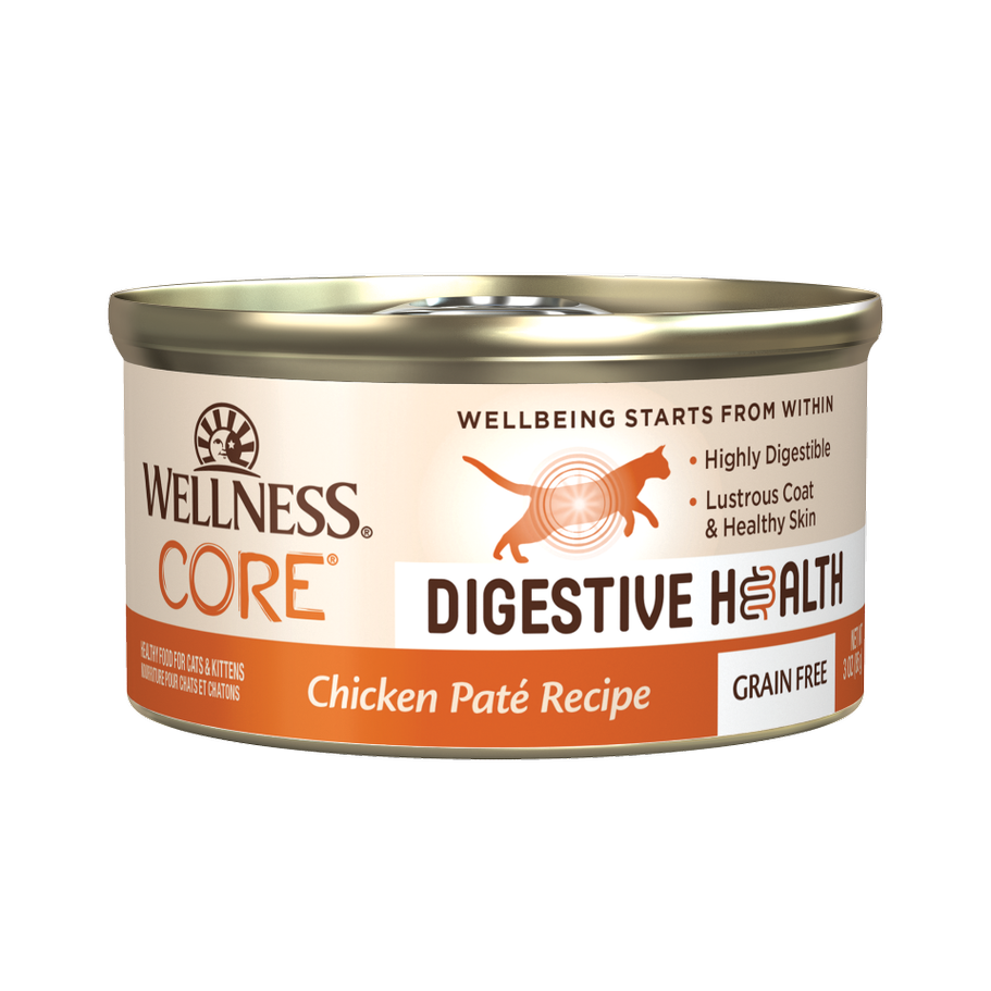 Wellness Core - 腸胃消化機能新鮮嫩雞肉泥主食罐 Digestive Health Chicken Pate 85g
