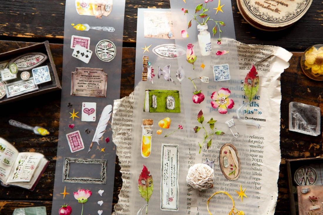 植物學家的書桌 PET膠帶｜OURS森林好朋友