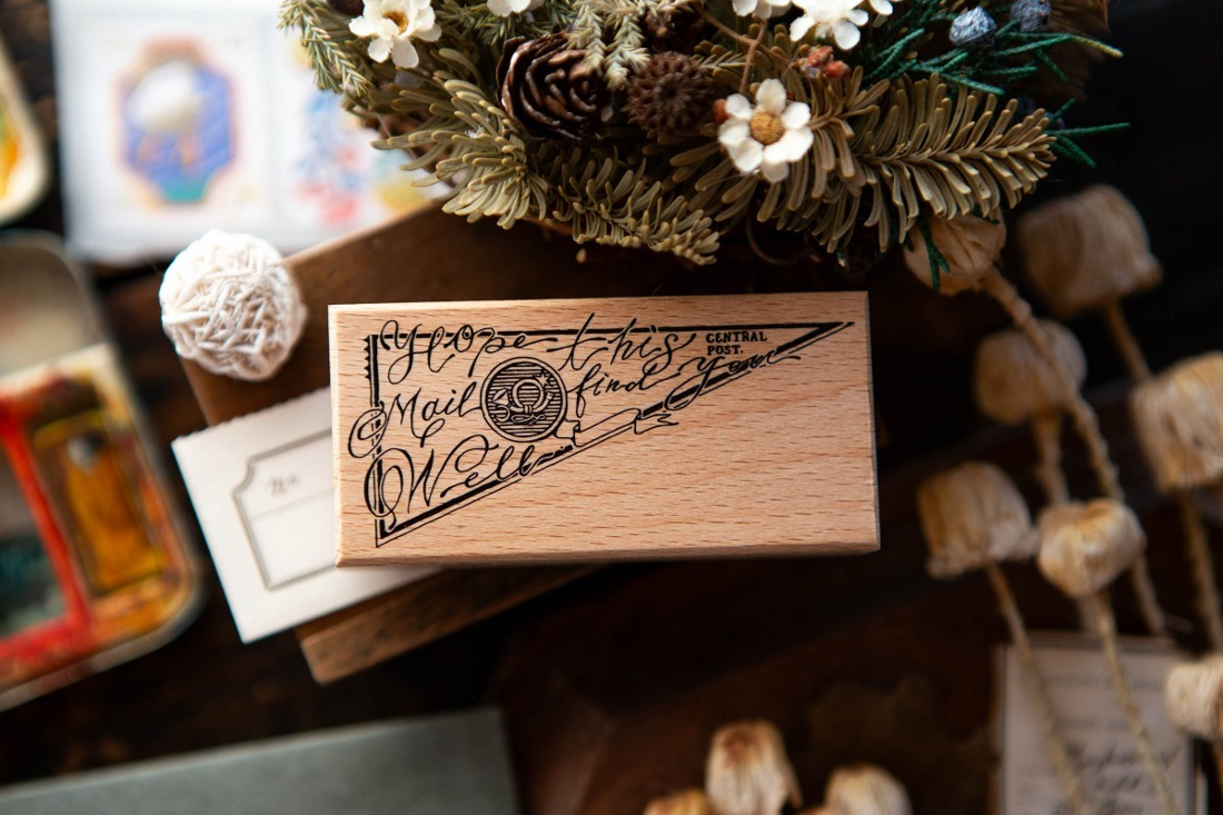 展信愉快 實木印章｜OURS森林好朋友