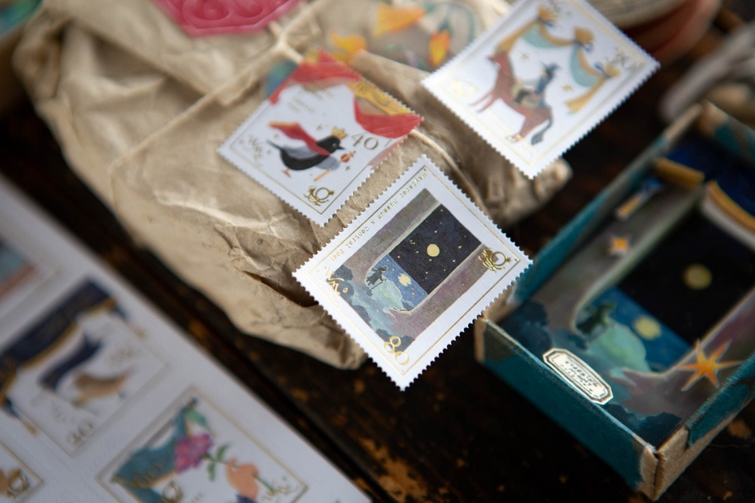 旅者足跡2 郵票貼紙｜OURS森林好朋友