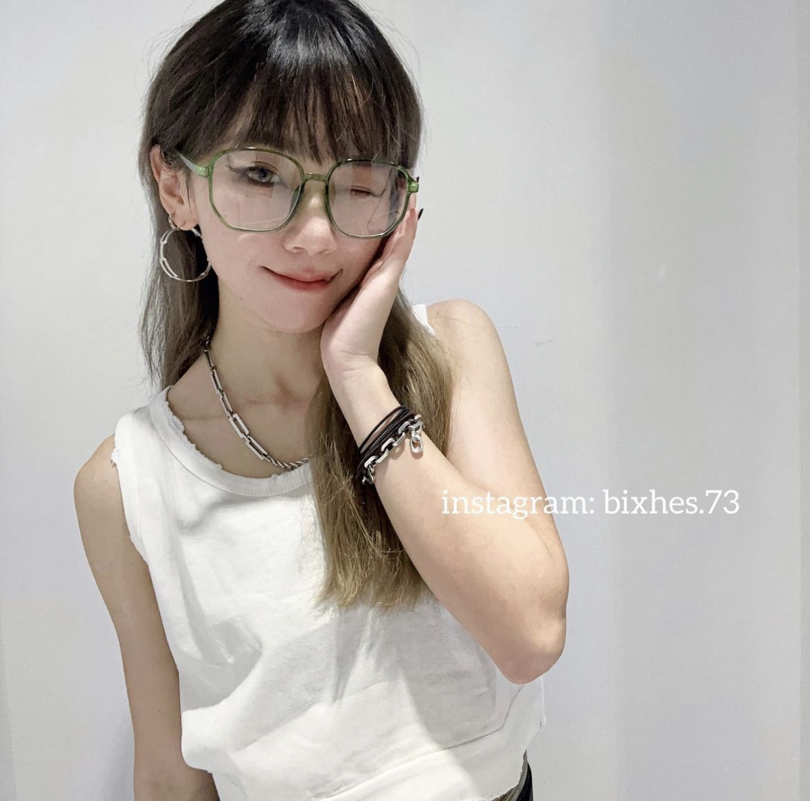 文藝大框眼鏡(J00003)