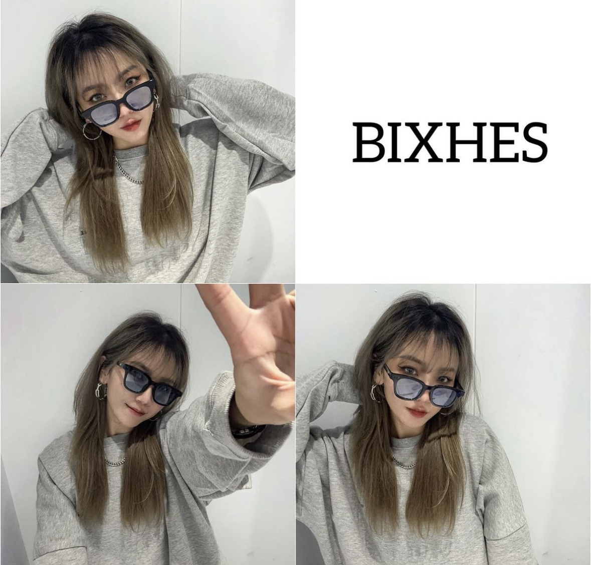 復古果凍透色眼鏡(J00006)