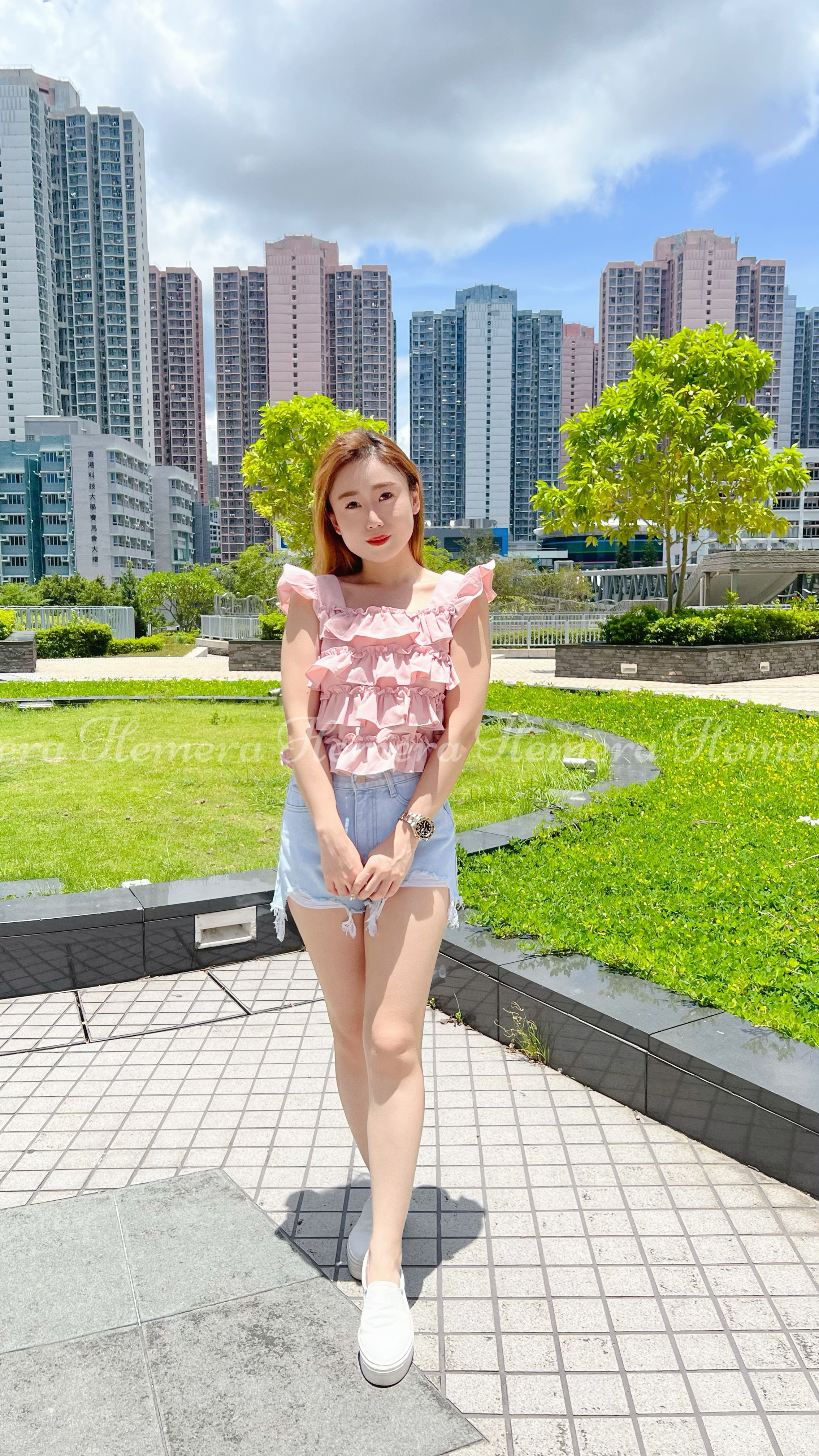 PT23S0771 性感瘦腳短牛仔褲