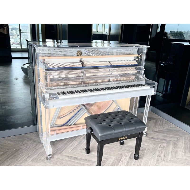 嚴選 全新 德國品牌 SPRATE-SCRY-125 手工 精品 稀有 水晶鋼琴 直立鋼琴 漢麟樂器 代理進口 鋼琴店
