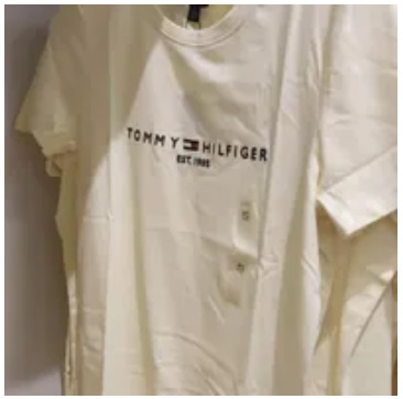 [S] TOMMY HILFIGER CREWNECK T-SHIRT,YELLOW, 76J3260-740 (STH321)